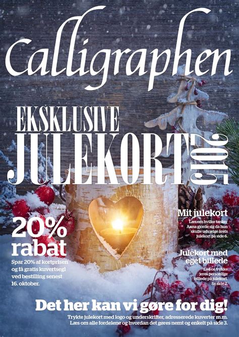 Julekort By Calligraphen Danmark Issuu