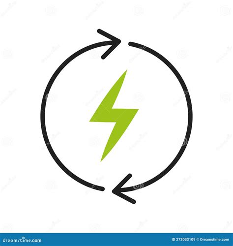 Green energy symbol stock vector. Illustration of nature - 272033109