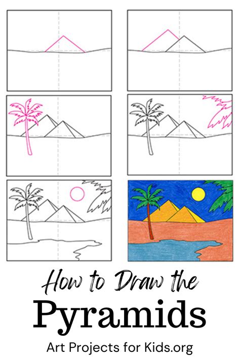 Learn How To Draw A Pyramid With An Easy Step By Step Tutorial Free