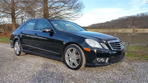 2010 Mercedes Benz E Class E350 Black Amg Sport Package