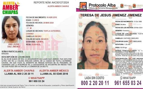 Madre E Hija Desaparecen En Tuxtla Gutierrez El Heraldo De Chiapas