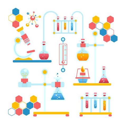 Chemistry Infographics Composition Vector Art At Vecteezy