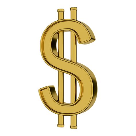 D Dollar Sign Png