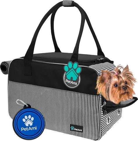 Petami Dog Purse Carrier For Small Dogs Airline Approved Soft Sided