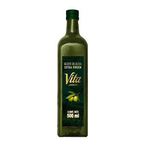 Aceite De Oliva Extravirgen Vita Premium 500 Ml Walmart