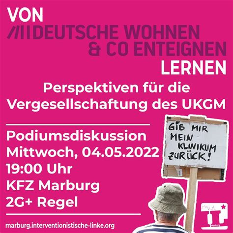 Interventionistische Linke Marburg On Twitter Das UKGM Ist D