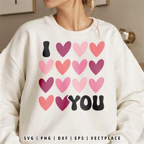 I Love You Svg Valentines Day Svg Vectplace