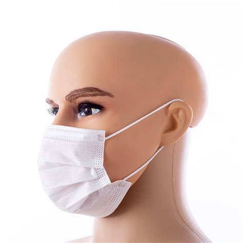 White Ply Earloop Face Mask