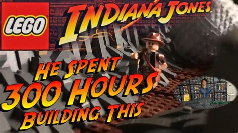 He Spent 300 Hours Building This Unbelievable Indiana Jones LEGO