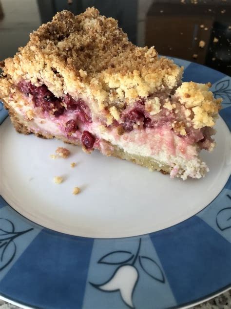 Johannisbeer K Sekuchen Mit Streuseln Von Caroline Chefkoch