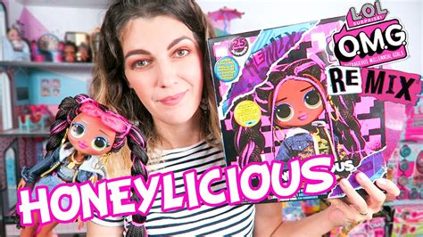 LOL Surprise OMG HONEYLICIOUS Unboxing REMIX Fashion Doll Review