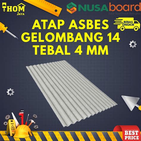 Jual Atap Asbes Gelombang Kecil Nusabess Shopee Indonesia