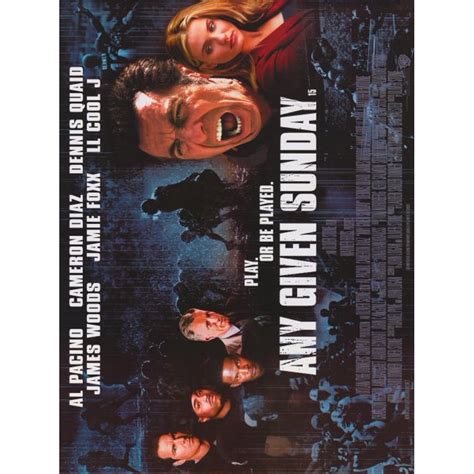 Any Given Sunday Poster 30x40 1999