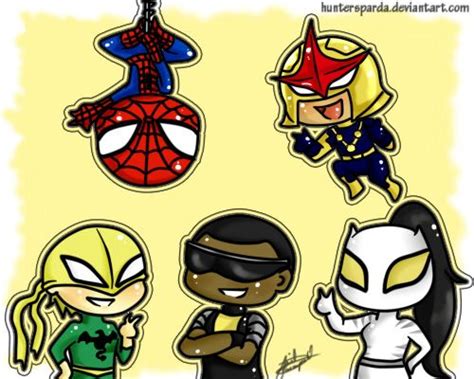 Ultimate Spiderman Chibis By Kuroneko Art Deviantart On Deviantart