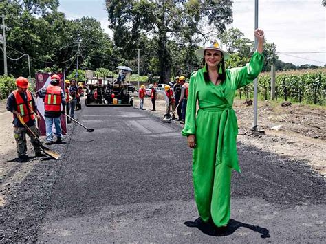 Rosy Urbina Supervisa Obra Diario De Chiapas