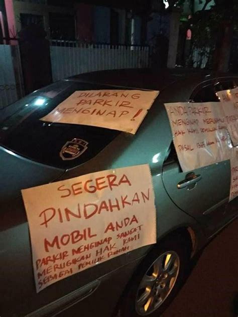 Parkir Sembarangan Di Depan Rumah Orang Yang Terjadi Pada Mobil Ini