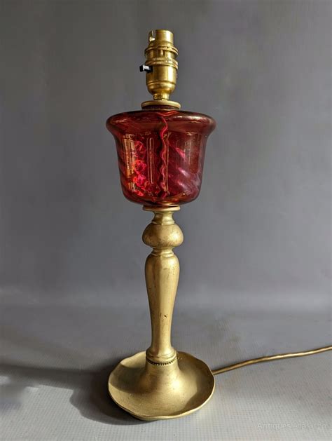 Antiques Atlas Single S Converted Oil Lamp