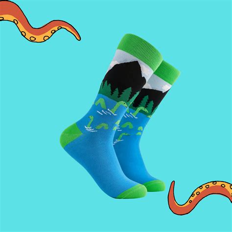 Loch Ness Monster Socks Sock Ness Monster Soctopus
