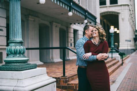 Downtown Tulsa Engagement Kyle And Amy