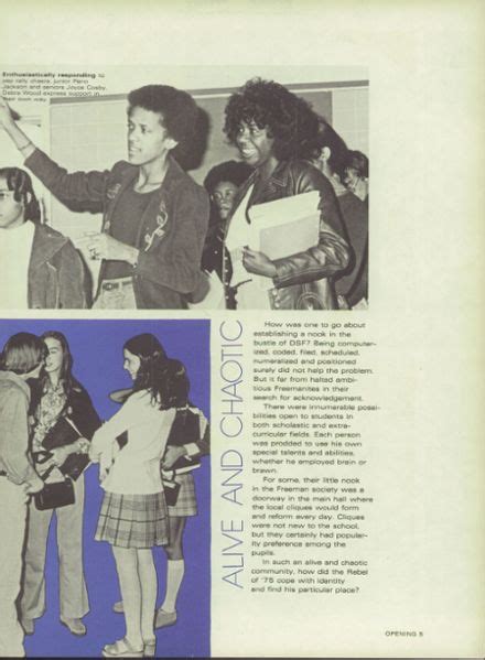 Explore 1975 Douglas S. Freeman High School Yearbook, Richmond VA ...