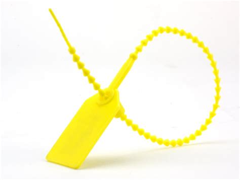 Yellow Tamper Seals Zip Ties For Fire Extinguishers And Fire Safety