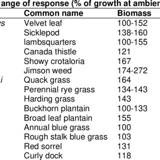 Effects Of Doubling CO 2 Concentration On Biomass And Leaf Area Of C3