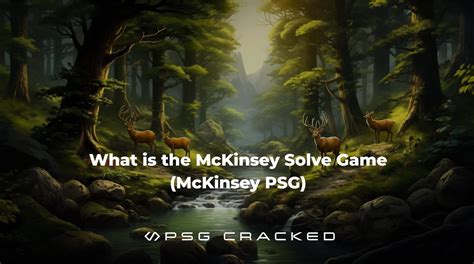 What Is Mckinsey Problem Solving Game Psg Cracked