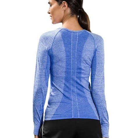 Women Yoga Shirts Long Sleeves Gym Fitness Shirts Running Clothes Shirt