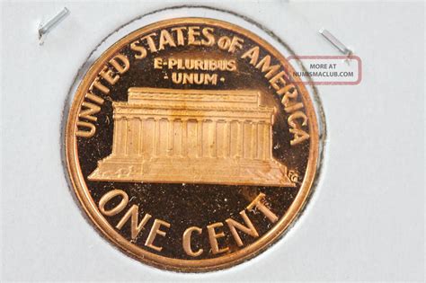 1978 S 1c Lincoln Memorial Cents Brilliant Uncirculated Proof Red Penny