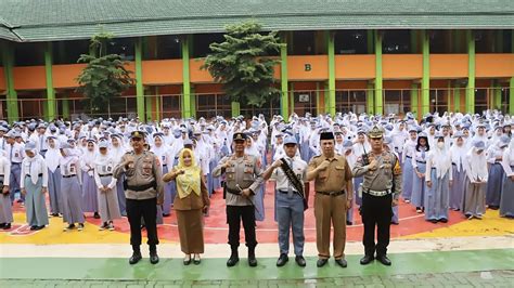 Sambangi Sekolah Kapolresta Bandar Lampung Ajak Pelajar Jauhi