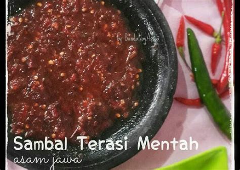 Resep Sambal Terasi Mentah Asam Jawa Oleh BundaNayAssya Cookpad