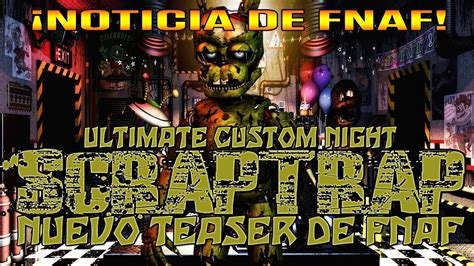 William Afton Scraptrap Para Ultimate Custom Night Freddy Fazbears