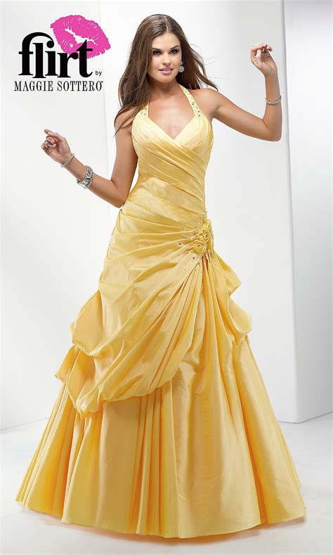 Belle Ball Gown Prom Dresses Taffeta Prom Dresses Colorful Dresses