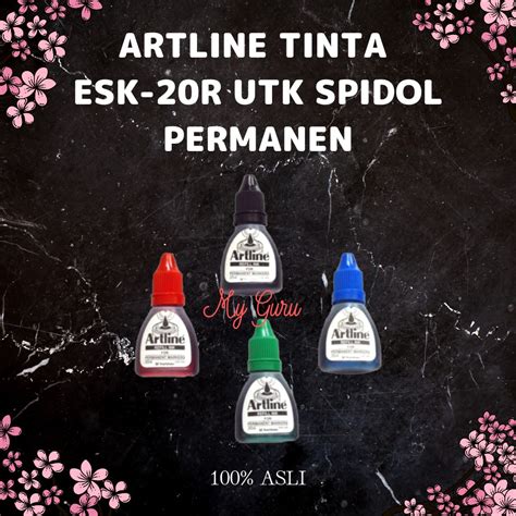 Jual PCS PERMANENT INK ARTLINE ESK 20R 20ML TINTA REFILL ISI ULANG