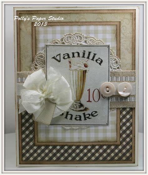 Really Reasonable Ribbon Blog Vanilla Milkshake Birthday Card