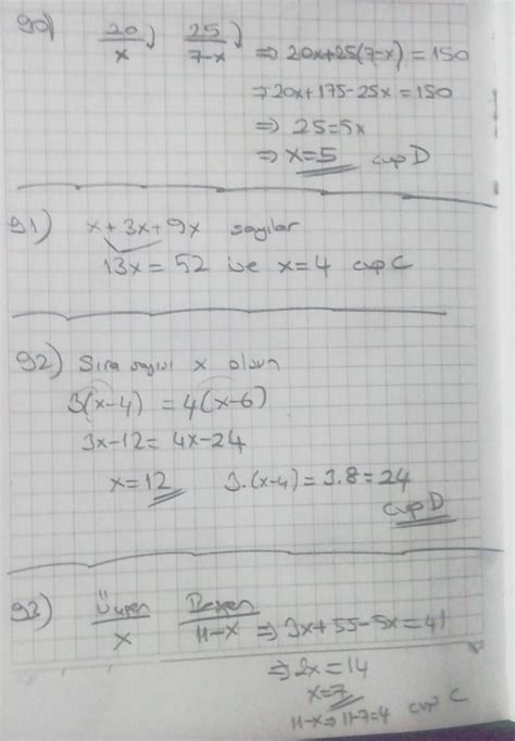 lütfen acil arkadaşlara anlatarak yapın lutfen90 sinin D 91 sinin C 92