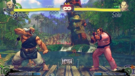 GOUKEN VS DAN CPU VS CPU Ultra Street Fighter IV Hardest AI YouTube