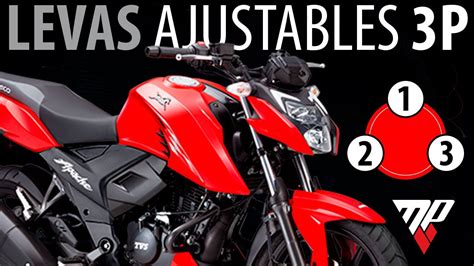 TVS Apache RTR 200 4 V FI Como Funcionan SUS LEVAS Ajustables YouTube