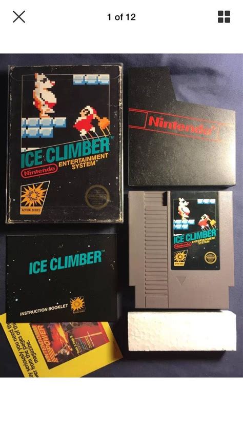 Ice Climber Nintendo Nes Video Game Na Version Complete From Etsy