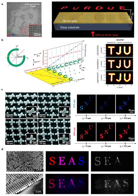 Complex Amplitude Metasurface Holography A The V Shaped Meta Atom