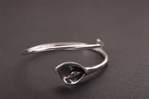 Silver Bracelets For Women Sterling Silver Cuff Bracelet Women Etsy