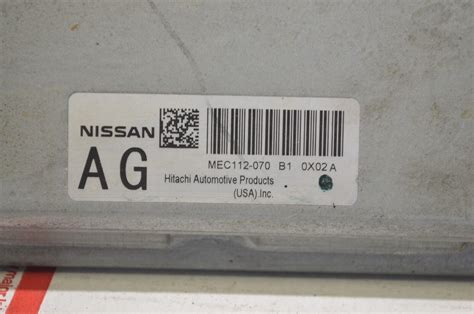 2011 11 Nissan Altima 2 5L Engine Control Module Unit Ecm MEC112 070 B1