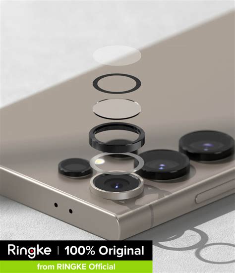 Ringke Camera Lens Frame Glass For Galaxy S24 Ultra Camera Lens