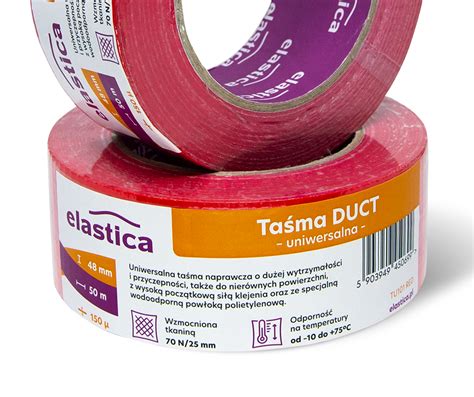 Ta Ma Naprawcza Uszczelniaj Ca Duct Tape Red Elastica Mm M Tu