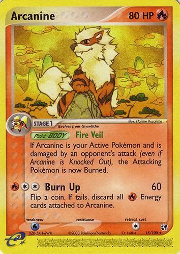 Arcanine Ex Sandstorm Bulbapedia The Community Driven Pok Mon