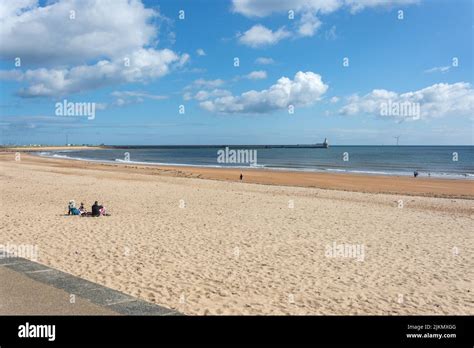 Beach view, Blyth South Beach, Blyth, Northumberland, England, United ...