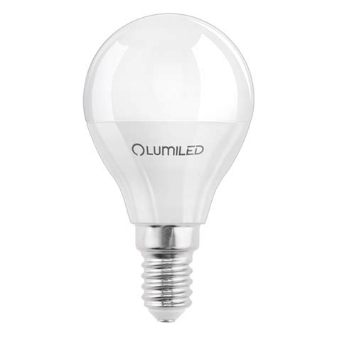 Set 6 Becuri Economice LED Lumiled Aluminiu Plastic E14 7 W 3000K