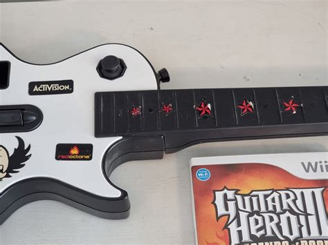 Guitar Hero Wii Gibson Red Octane Les Paul Controller Legends