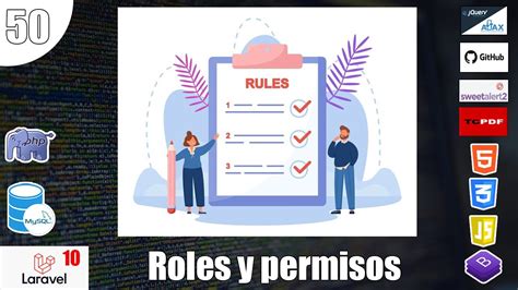 50 ROLES Y PERMISOS En El Curso De LARAVEL 10 Sistema De Control De