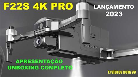 DRONE F22S 4K PRO UNBOXING COMPLETO YouTube